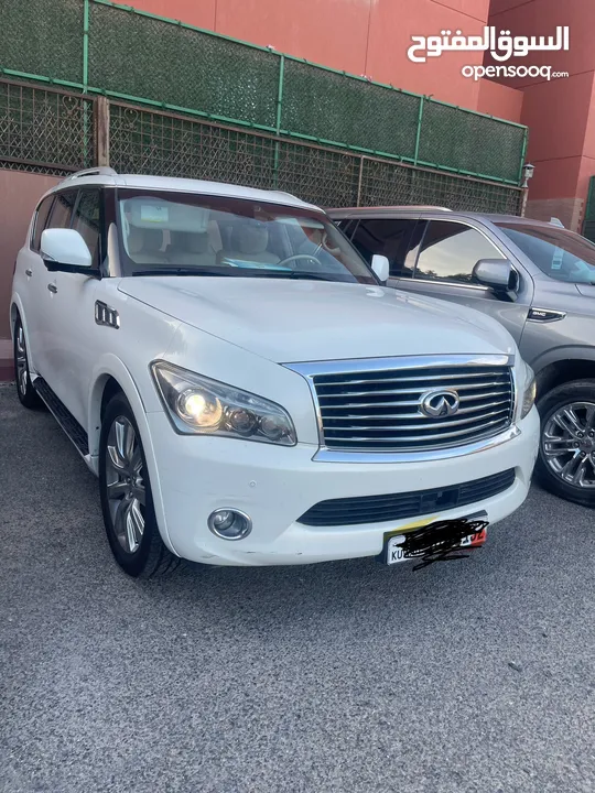 إنفنيتي QX56  موديل 2012 بحالة ممتازة