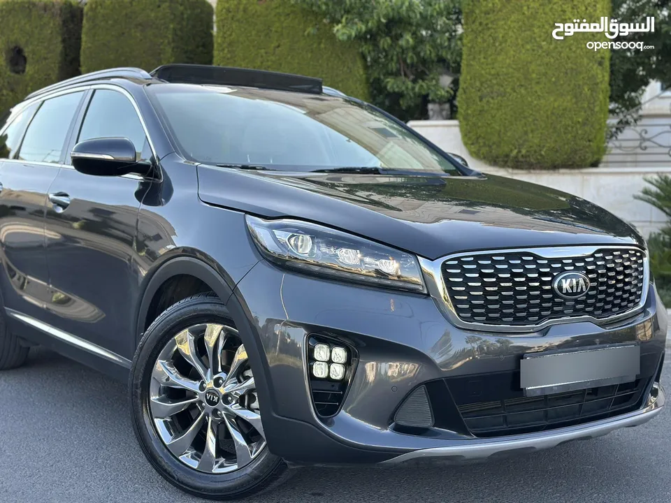 KIA SORENTO (SX) 2019 وارد الوكالة قاطع  مسافة 80 الف كم فل كامل اعلى صنف فحص كامل