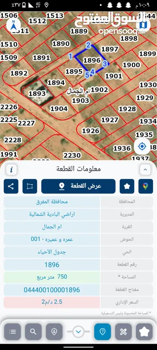 دونم مفروز للبيع
