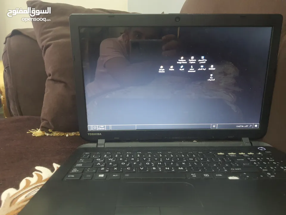 لاب تب توشيبا مستعمل ل البيع الضروري بسعر رخيص لاني محتاج المصاري ضروري جدا