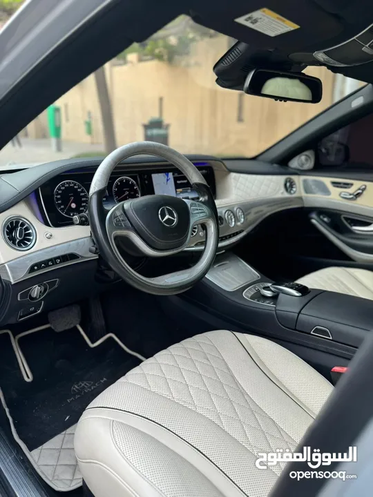 Mercedes S550 Large Maybach outside and inside