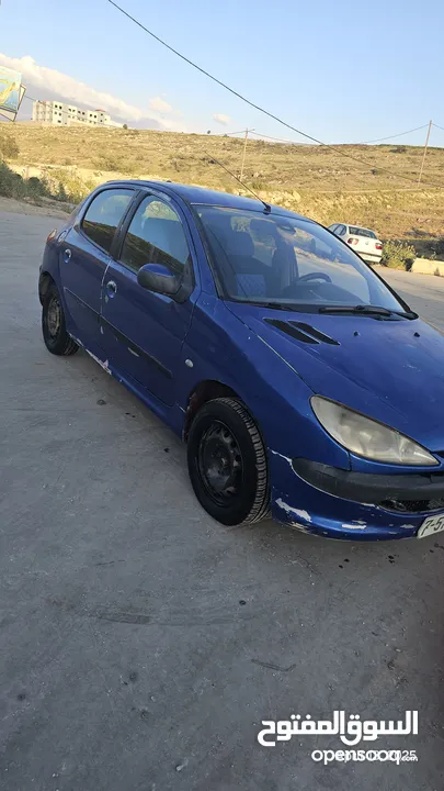 بيجو 206 ..2006 ..جير عادي ..بنزين  ماتور 1400