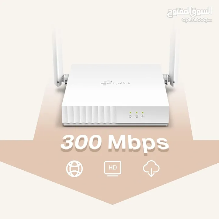 راوتر TP-Link 300 Mbps Multi-Mode (Router // Access Point // Range Extender // WISP) Wi-Fi Router TL