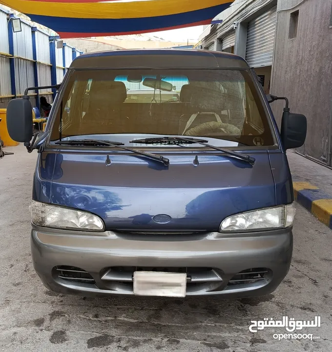 باص هيونداي H-100 مستعمل موديل 2001 ماتور 27 للبيع