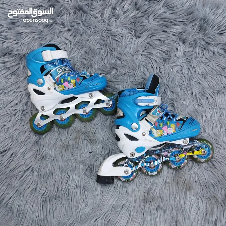 Skate (VIP)   عجال مطاط هيكل بلاستيك مقوى شفرات حديد   السعر والمقاس والماركة أسفل كل صورة