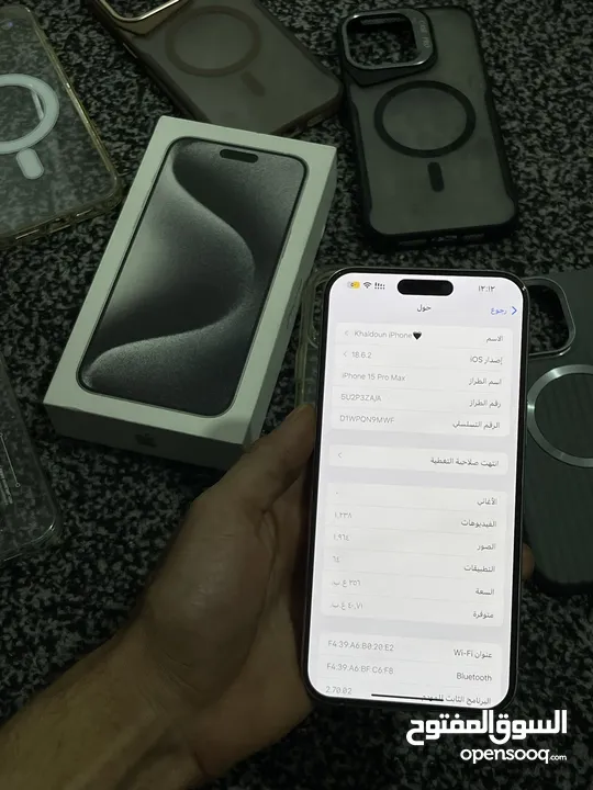 iPhone 15 pro max  256g Battery 100