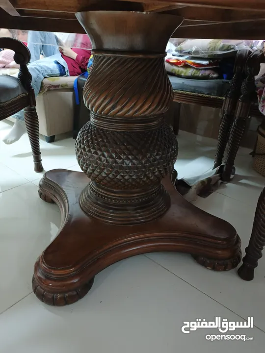 طاولة سفرة خشب زان