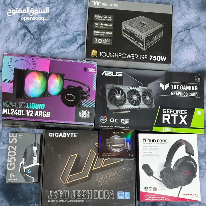 Pc gaming كامل للبيع