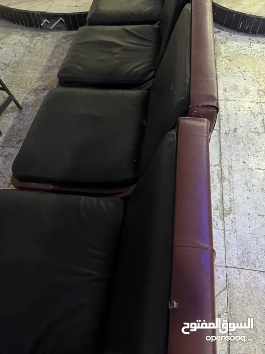 10 مقاعد كنب جلد للبيع بسعر حرق ورهيب الله يبارك لصاحب النصيب