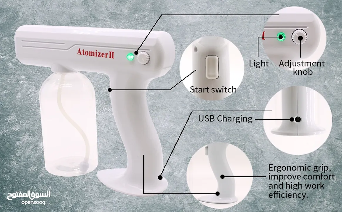 Nanospray guns (wired / wireless) جهاز بخاخ نانوسبراي (سلكي و لاسلكي)