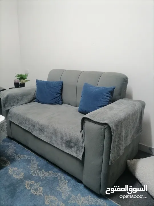 طقم كنب سكني من 8 مقاعد حرف L