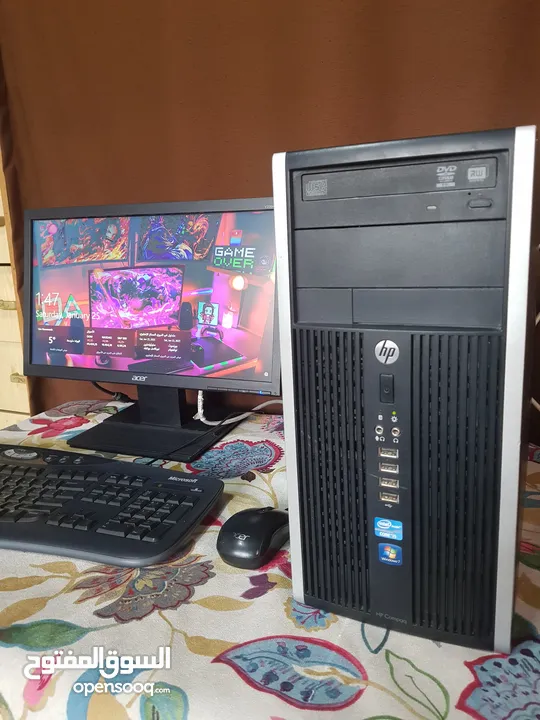 كمبيوتر pc hp i5 gta v grand pubg free fire