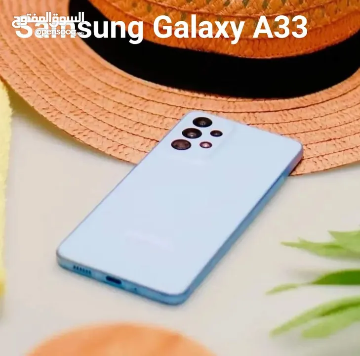 على الفحص Samsung A33 5G رام 16 جيجا 128 بدون كرتونه هدية كفر ولزقة وشاحن الاصلي متوفر توصيل