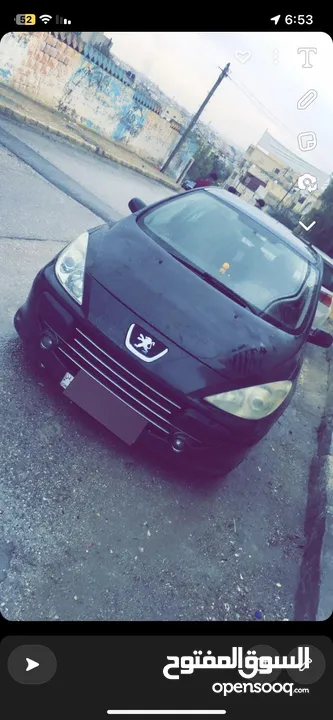 بيجو 307 نيو موديل 2007 للبيع بسعر خيالي