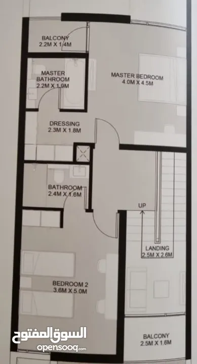للبيع منزل روبينا الريفي موقع مميز شارع الامارات غرفتين وصاله ومجلس اربع حمامات  تسليم يونيو 2024