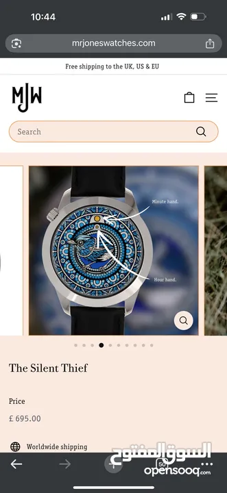Mr. Jones watches for sale (silent thief) & (The golden hour)
