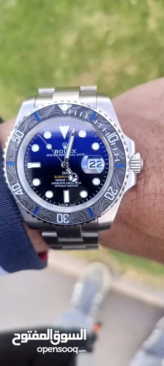 Rolex Submariner DiW Argent Bleu