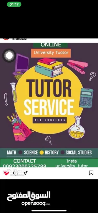 University and college tutor in Bahrain 24/7