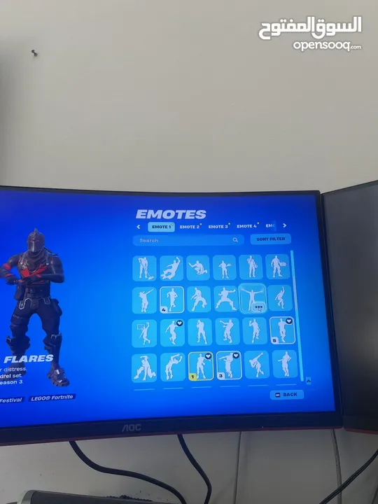 ‏حساب Fortnite للبيع 650 د.إ دق على ‎ (تحويل بس)