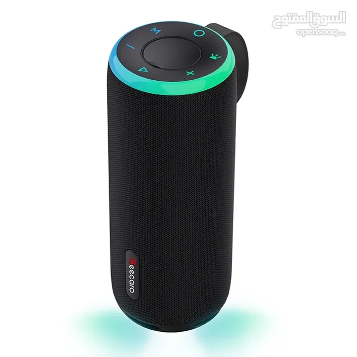 Bluetooth speaker Ready to Ship Power portable wireless fabric speaker waterproof IPX4 RGB light blu