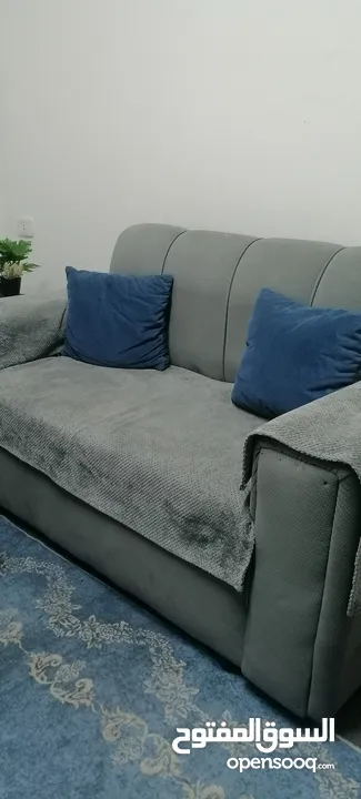 طقم كنب سكني من 8 مقاعد حرف L
