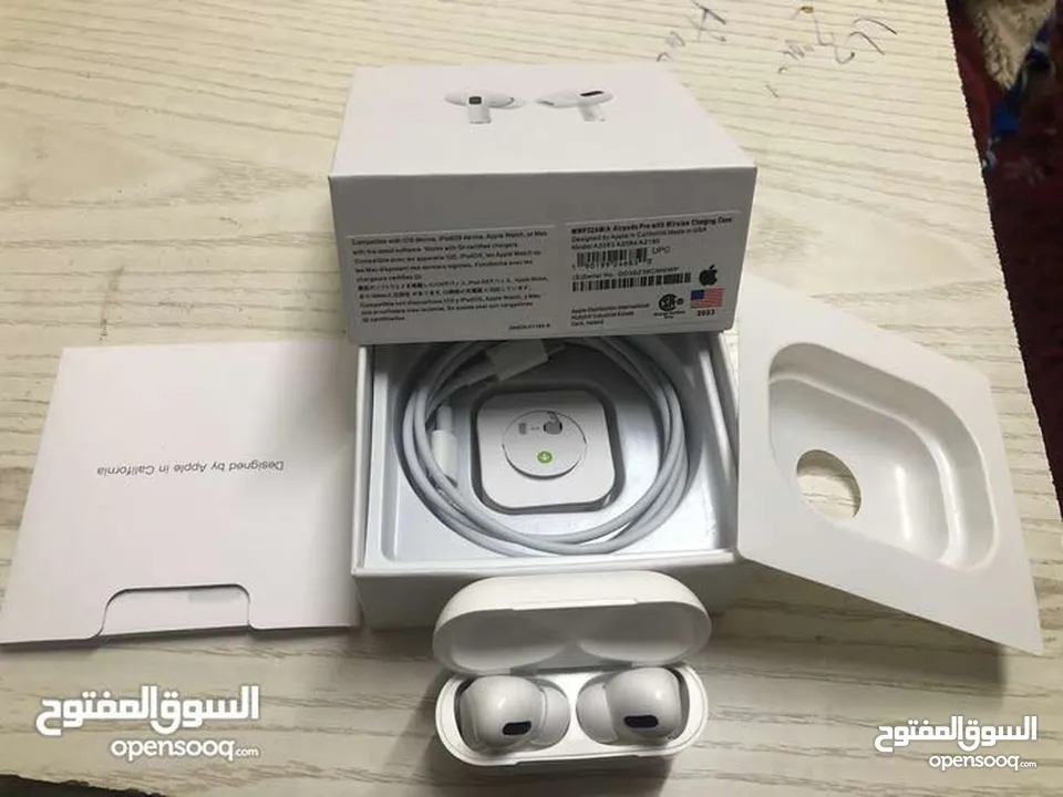 سماعة بلوتوث ابل اصلية 100%  airpods pro apple