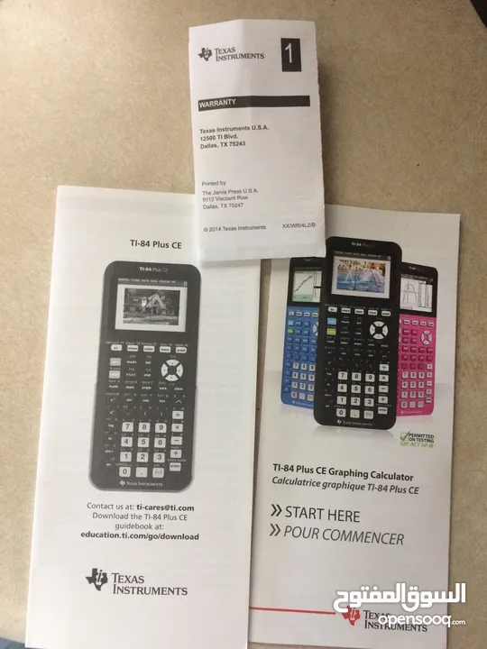 Texas instrumental ti-84 graphic calculator (GDC)