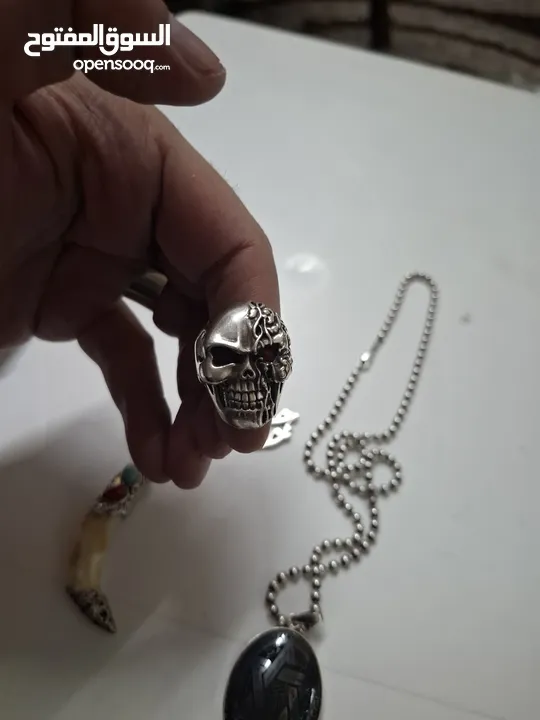 خواتم فضه مرصعه باحجار كريمه
