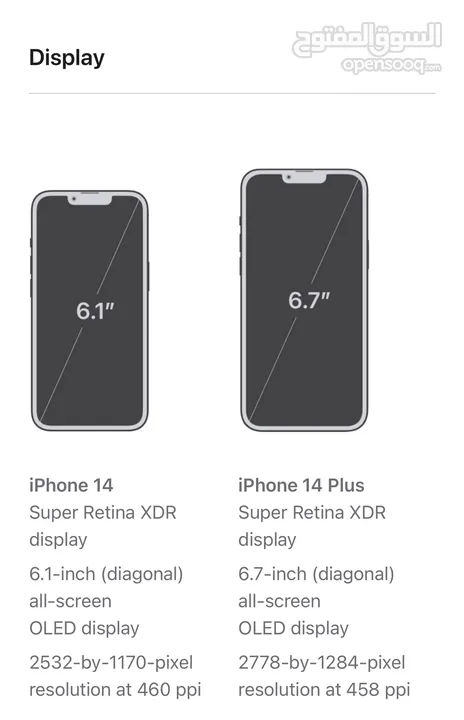  iPhone 14 Plus (6.7 inch)  متجر دايموند موبايل Diamond Mobile Jo