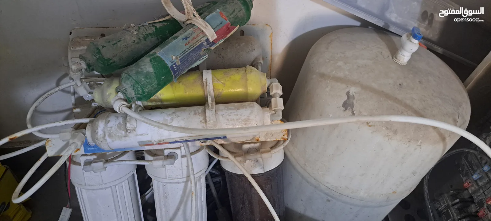 فلتر ميه 8مراحل بحنفيه كروم مستعمل