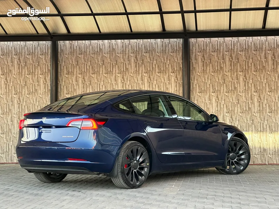 تيسلا بيرفورمانس دول موتور فحص كااامل Tesla Model 3 Performance 2022