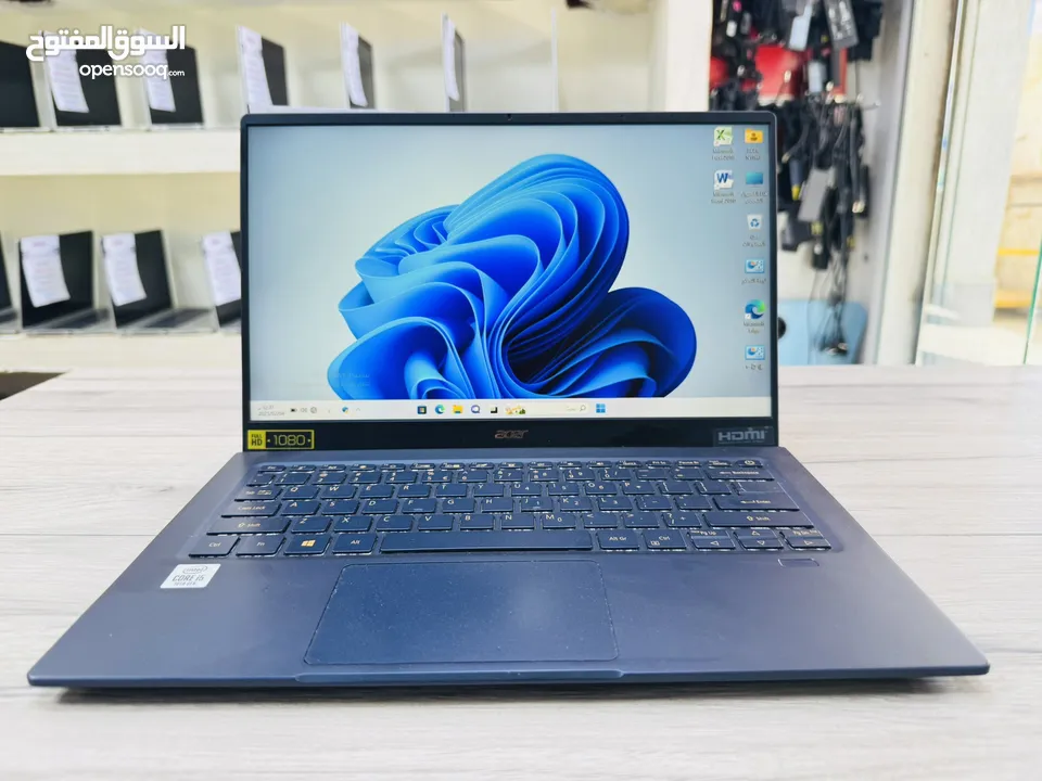 لاب توب ACER لون مميز cor i5 الجيل 10 لمس  وسعر ممتاز 1800 دينار