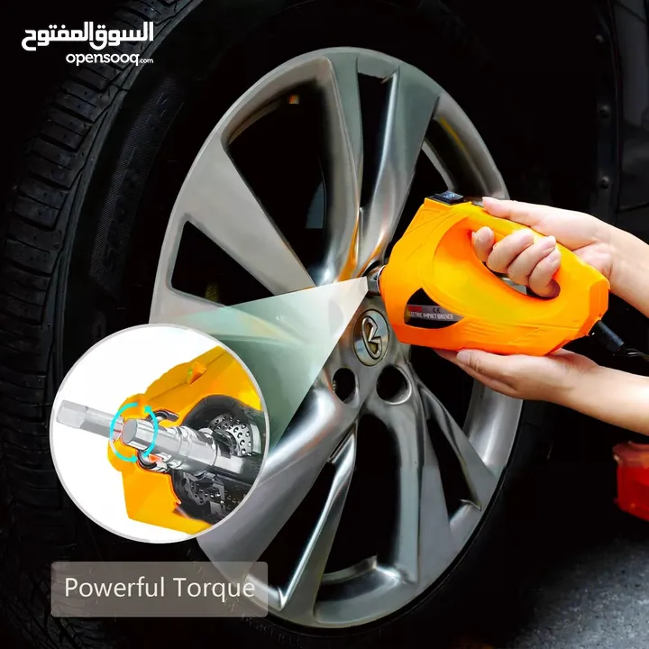 شنطة رافعة كهربائية+مفك صواميل+جهاز تحكم+معبي+مقياس هواء للاطار-الاصلي ابوفيوز ترفع3طن بجهازتحكم