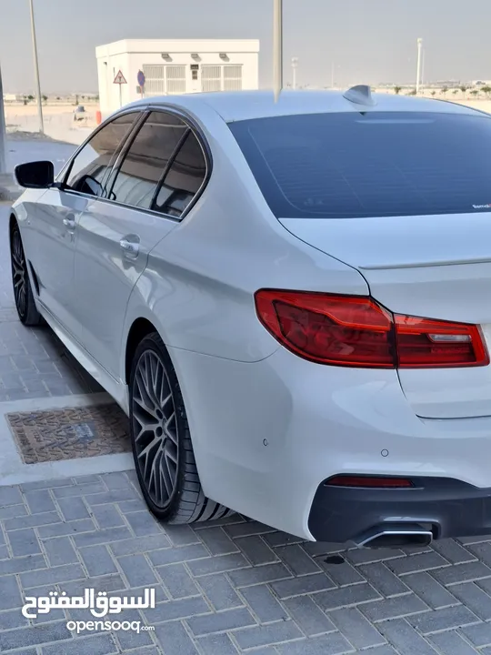 بي ام دبليو 540i أبيض 2018 خليجي  BMW 540i White 2018 Gulf