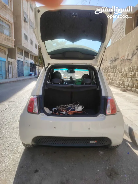 Fiat 500e bacig sport فيات بكج سبورت كهربائية بالكامل