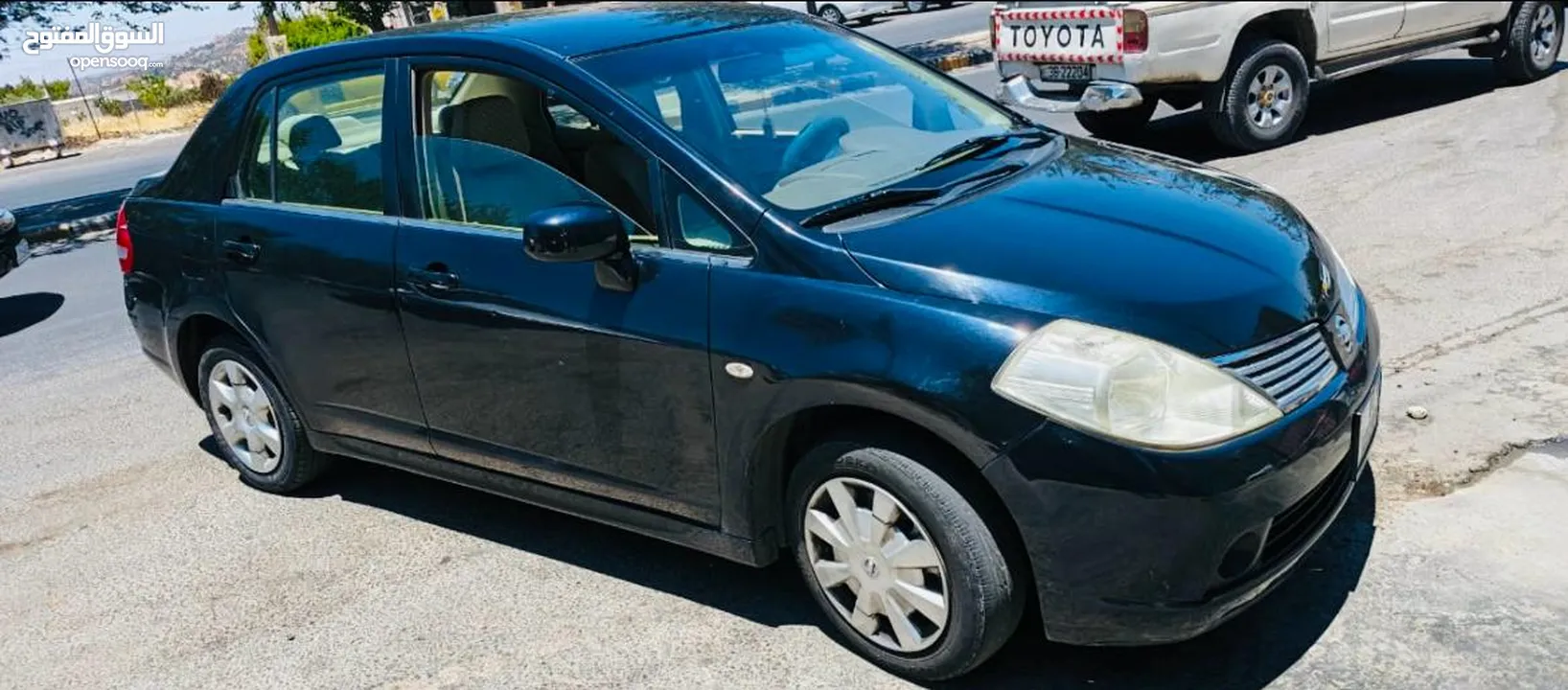 نيسان تيدا 2008،ياباني،لون اسود،1600cc