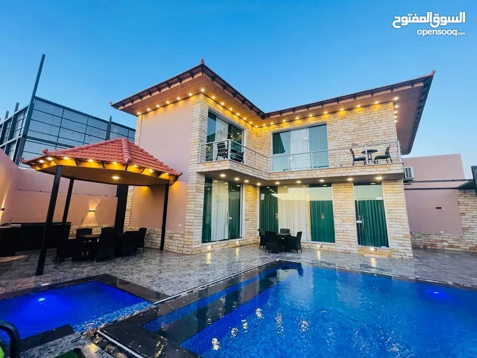 شاليه بيرلا Pearla Chalet شاليه في البحر الميت منطقة الراما للبيع   معايير خمس نجوم
