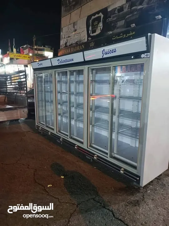 مطلوب ثلاجة عرض فل انفيرتر تبريد عالي