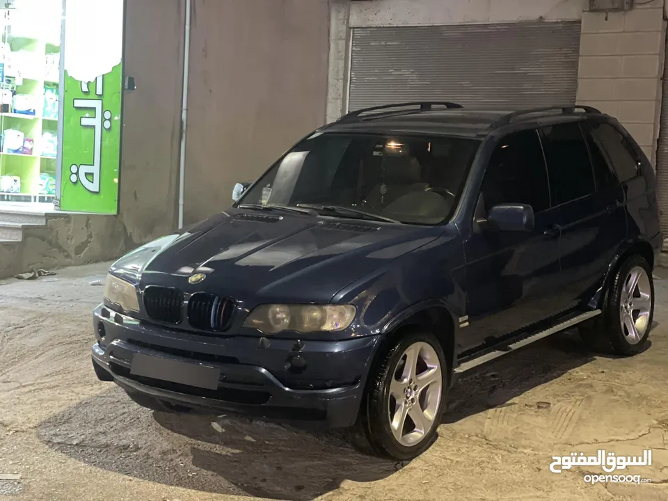 BMW X5 موديل 2001 فحص كامل ترخيص وتنازل واطي للبيع او البدل ع مرسيدس E200 موديل 2004