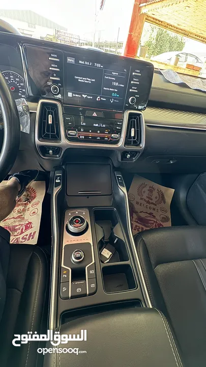 سعر بدون جمركKia sorento Hybrid 2021 ‏ سيارة لا زالت حرة