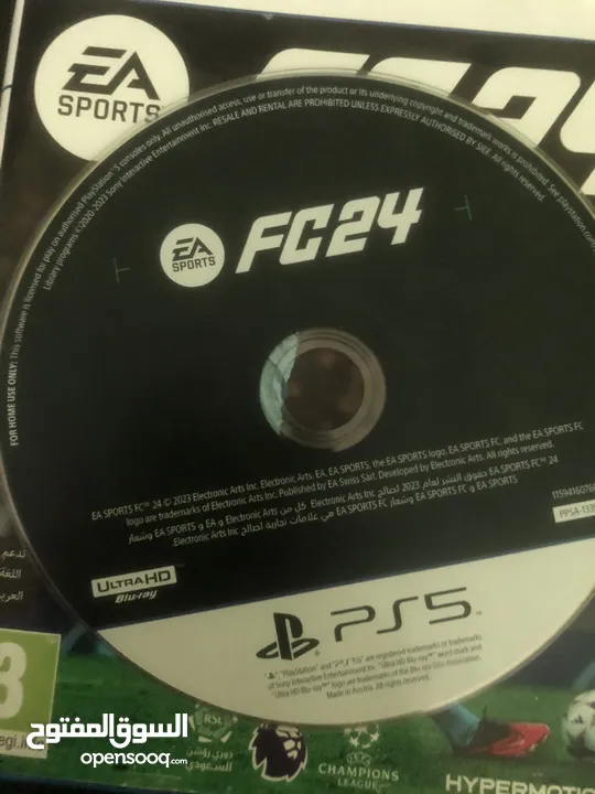 CD FC24 نسخت Play station 5يدعم لغه عربيه