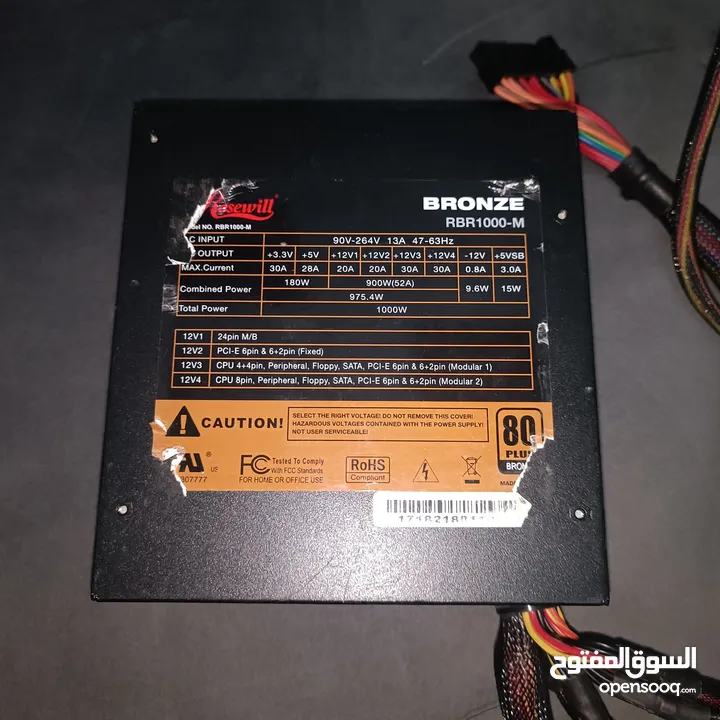 مزود طاقة PSU 1000W bronze