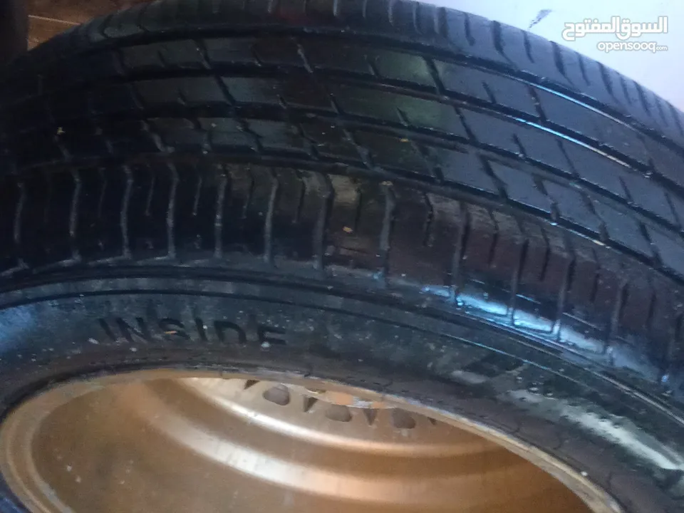 جنط  bbs  الماني اصلي .15 بحالة جيدة جدا . 5 براغي محير .... مع كوشوك نظيف