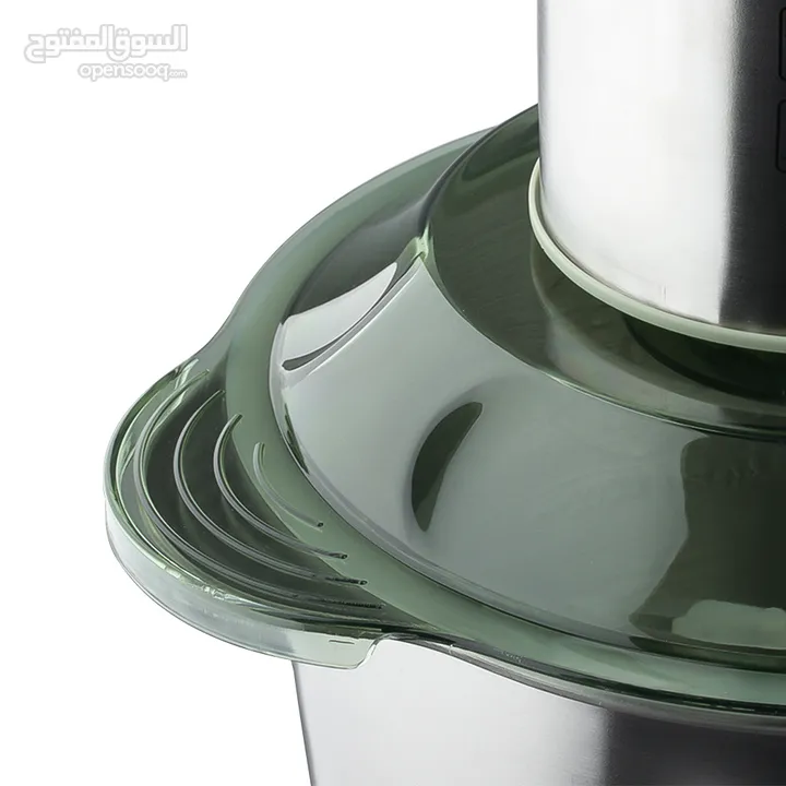 فرامة ملوخيه و خضار و لحمه 5 لتر ستيل 5 شفرات محضرة طعام فرامه الملوخيه قطاعه محضره خضروات ستانلس