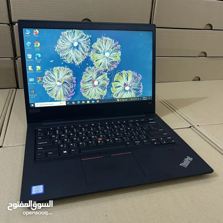 لابتوب لينوفو E490، سلم حديث، كور i5 جيل ثامن، رام 8 كيكا، SSD 256، مع سيت كامل هدايا + توصيل مجاني