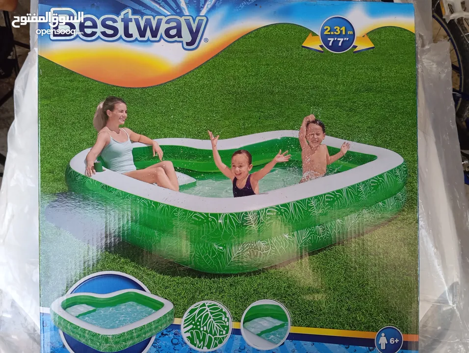 بركة  BESTWAY / INTEX جلد اصلي  من الشركة الاصلية