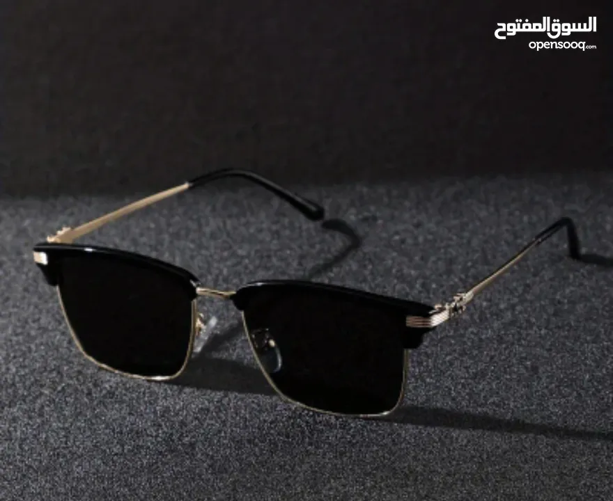 زوج من نظارات المعدن الرجالية ذات الأسلوب البانك، نظارات عصرية للرجال. قوة تحمل كبيرة  ورائعة جدا