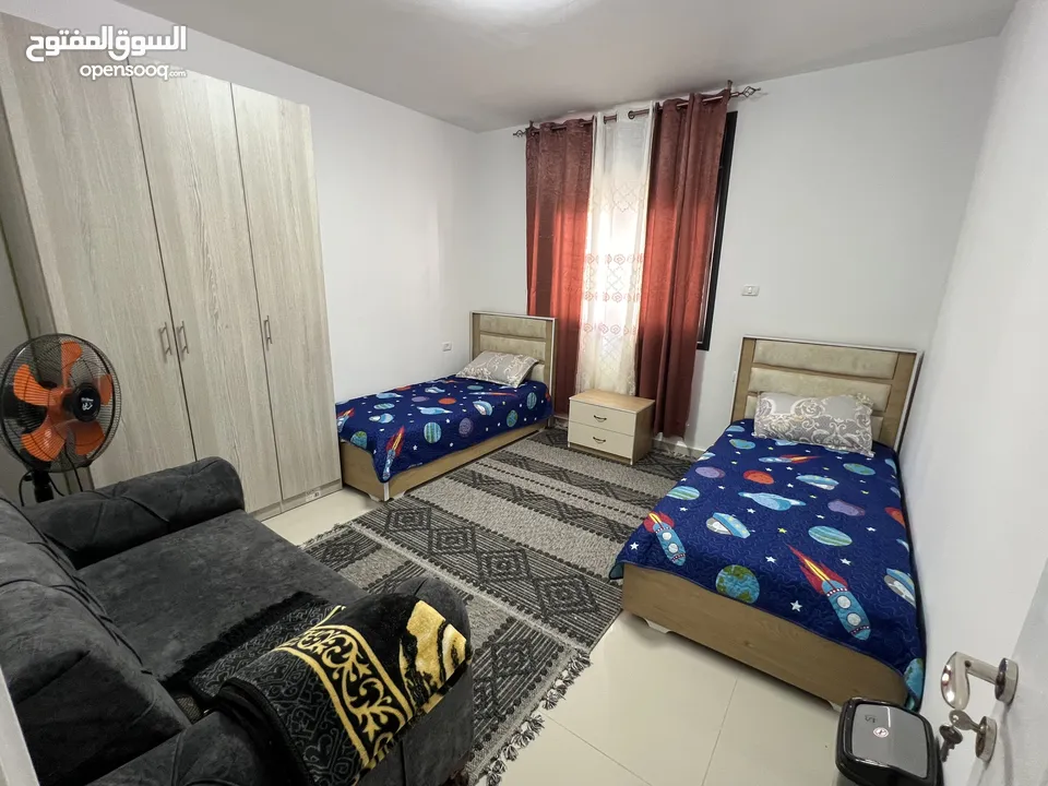 شقة مفروشة سوبر للإيجار في الطيرة - اول شارع الكرمل