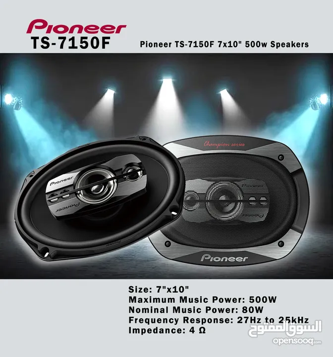 PIONEER SPEAKER BLACK