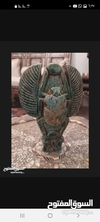 حجر فرعوني منحوت قديم من النوادر